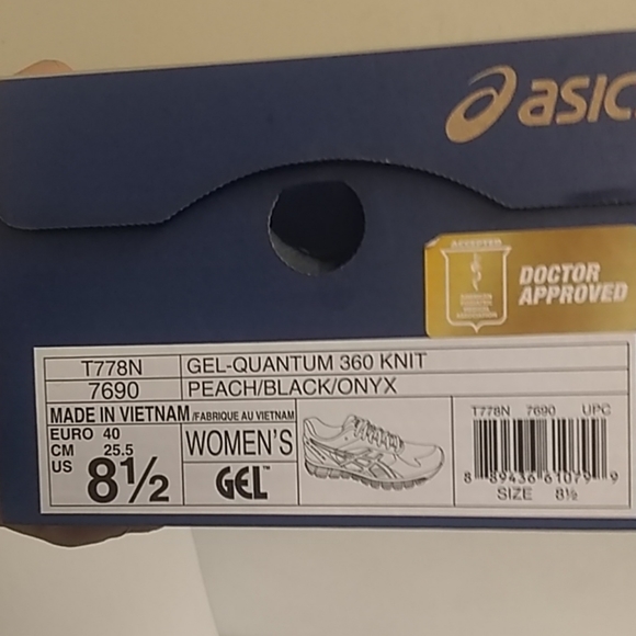Asics woman's gel quantum 360 knit size 8.5 - Picture 5 of 5